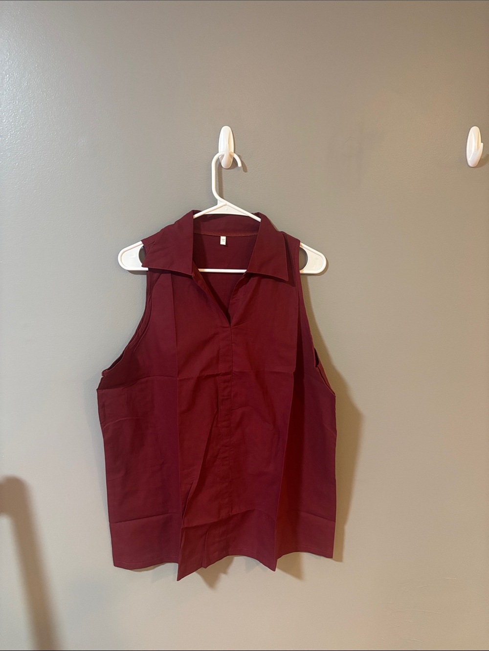 2XL women’s sleeveless blouse